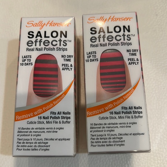 Makeup 2 Packages Salon Effects Nail Polish Strips Poshmark